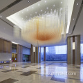 Modern colorful glass Big project chandelier pendant light